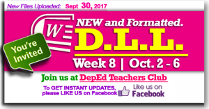 Week 8 - 2nd Quarter - Daily Lesson Log