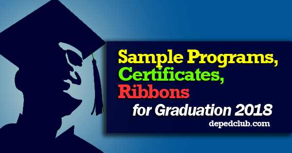 Sample Programs, Certificates, Ribbons 