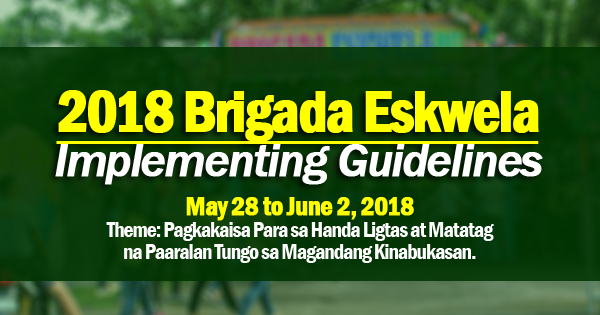 2018 Brigada Eskwela