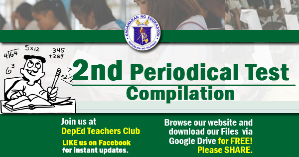 2nd Periodical Tests With Tos Compilation Sy 2018 2019 5247