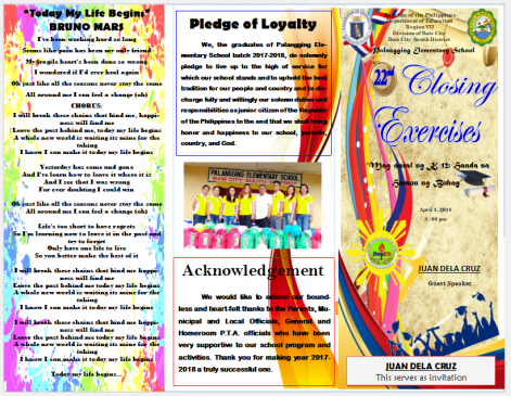 completion rites program editable