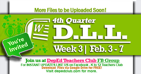 week 3 4th quarter dll