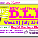 week 9 daily lesson log