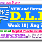 week 10 daily lesson log
