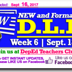 Week 6 - 2nd Quarter - Daily Lesson Log