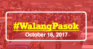 #walangpasok october 16 2017 2