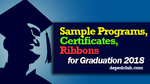 Sample Programs, Certificates, Ribbons