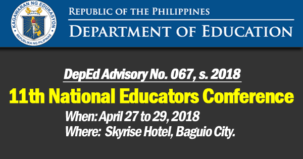 11th NATIONAL EDUCATORS CONFERENCE
