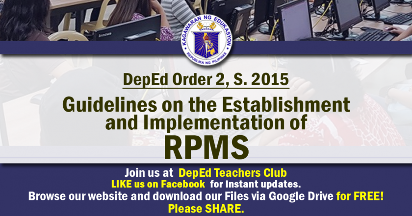 Understanding RPMS, PPST - DepEd Press Releases