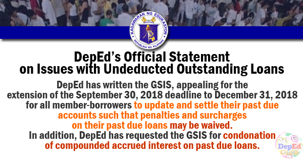 deped issues on undeducted loans