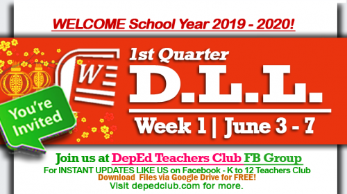 week 1 dll 1st quarter