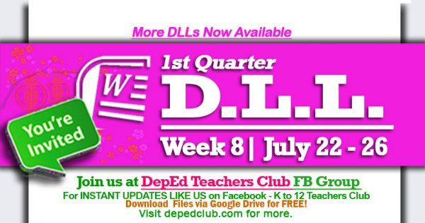 Week 8 daily lesson log