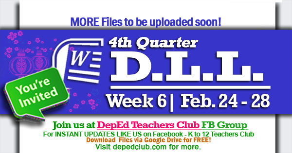 week 6 4th quarter dll