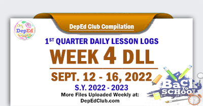 Week 4 - Quarter 1 Daily Lesson Log
