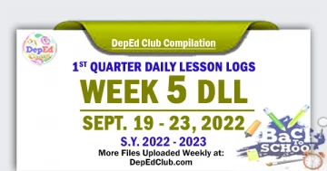 ready made week 5 quarter 1 daily lesson log