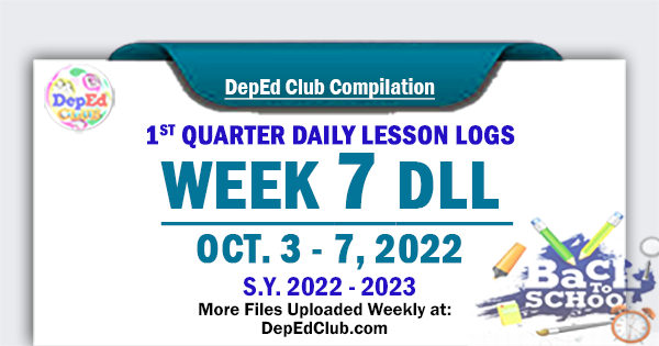 ready made week 7 quarter 1 daily lesson log