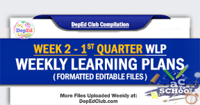 ready made weekly LEARNING PLANS