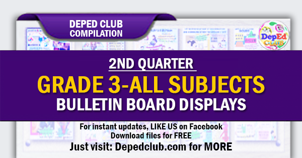 Grade 3 Bulletin Board Displays - 2nd Quarter