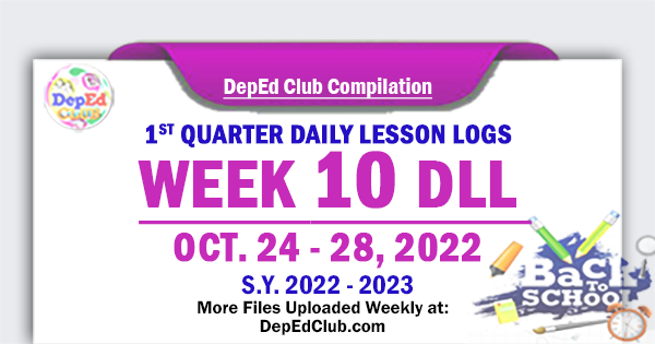 ready made week 10 quarter 1 daily lesson log