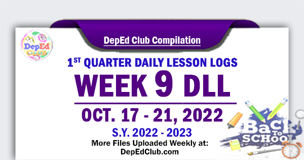 ready made week 9 quarter 1 daily lesson log