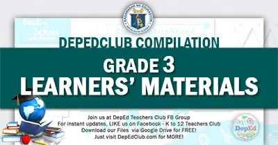 deped Grade 3 learners materials