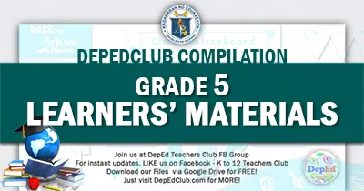 deped Grade 5 learners materials