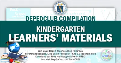 kindergarten activity sheets deped