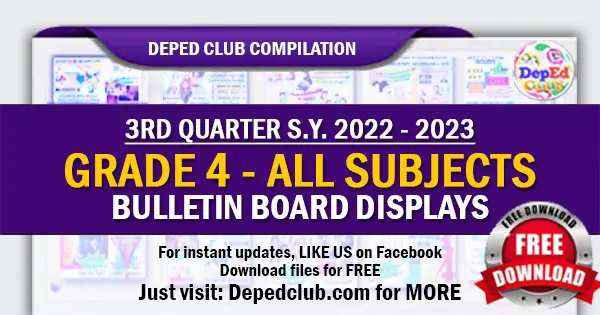 More Grade 4 Bulletin Board Displays 3rd Quarter The Deped Teachers Club 5703