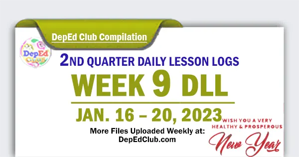 ready made week 9 quarter 2 daily lesson log