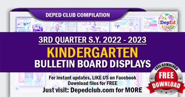 Kindergarten Bulletin Board Displays - 3rd Quarter
