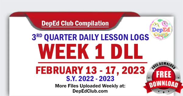 ready made week 1 quarter 3 daily lesson log