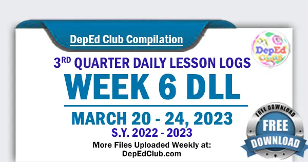 ready made week 6 quarter 3 daily lesson log