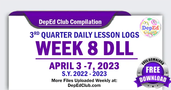 ready made week 8 quarter 3 daily lesson log