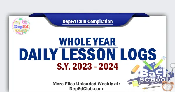 DepEd daily lesson logs