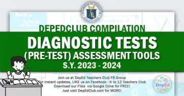 deped pre test assessment tools