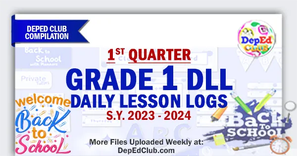 deped club grade 1 quarter 1 dll