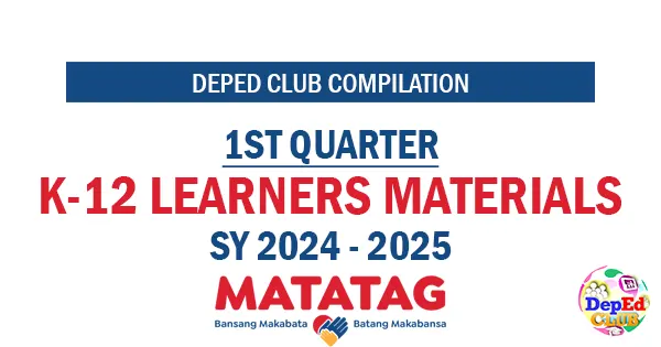 deped learners materials matatag curriculum