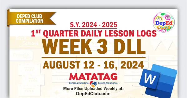 q1 w2 matatag dll daily lesson logs