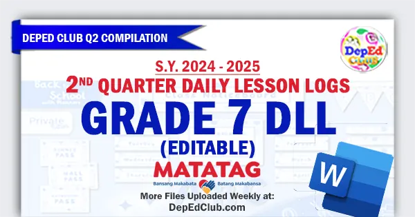 deped club dll Grade 7 quarter 2