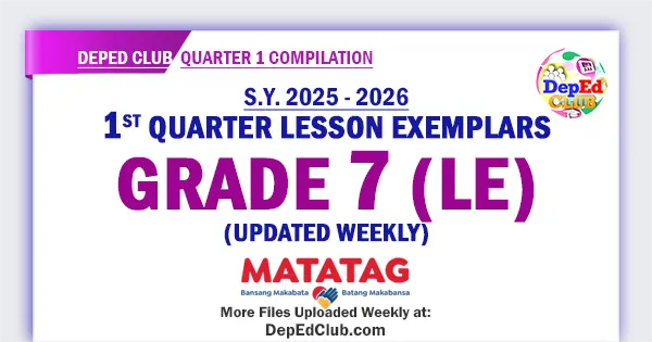 Grade 7 LE Quarter 1 Download