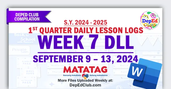 q1 w7 matatag dll daily lesson logs