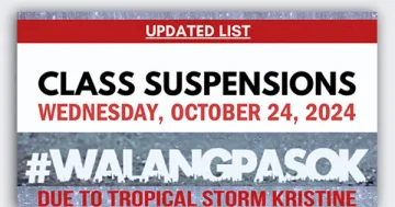 updated List of Class Suspensions October 24 2024