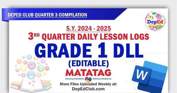 deped club dll Grade 1 quarter 3