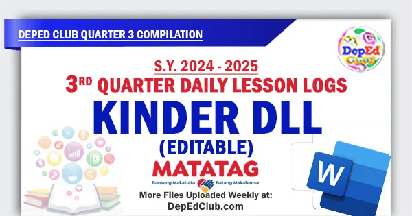 deped club dll kinder quarter 3