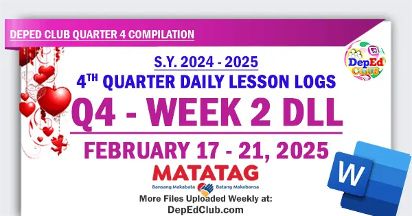 q4 w2 matatag dll daily lesson logs