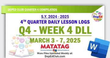 q4 w4 matatag dll daily lesson logs