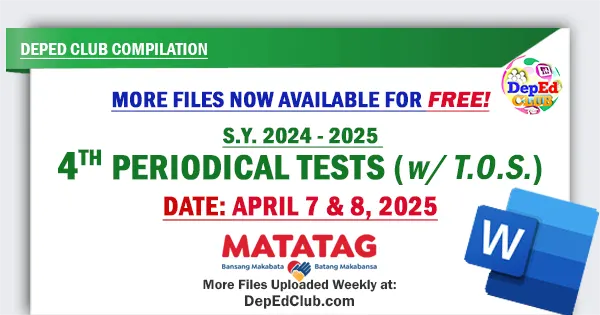 DepEd 4th quarter exams schedule