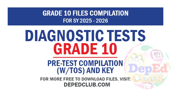 Diagnostic Tests Grade 10