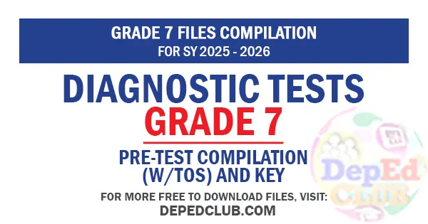 Diagnostic Tests Grade 7