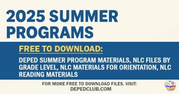 National Learning Camp Materials Resources